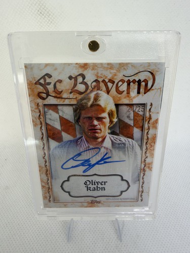 Oliver kahn auto topps - auto, /25