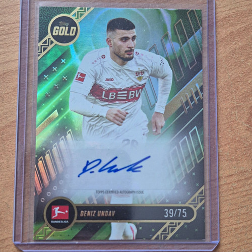 Deniz undav auto - /75, topps
