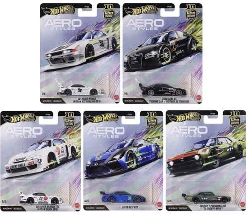 Hot wheels aero styles - hot, 1-5