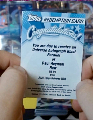 2026 topps universe wwe - universe,