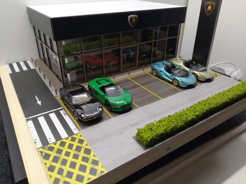 Diorama lamborghini - 1:64,