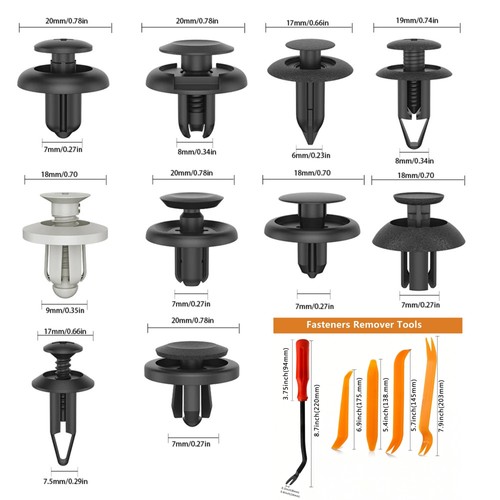 105tlg befestigung clips - befestigung,