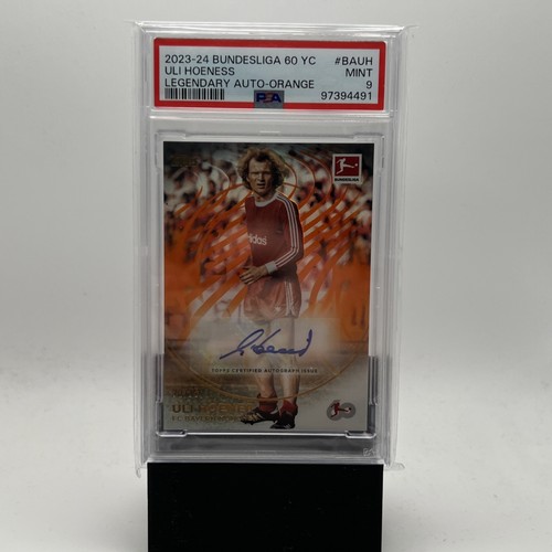 Topps uli hoeneß auto psa - uli, /25