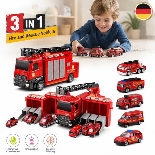 Großer feuerwehr truck - großer,